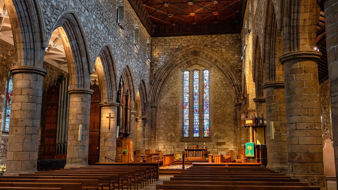 Interior of St Machar's Cathedral, Aberdeen, Scotland