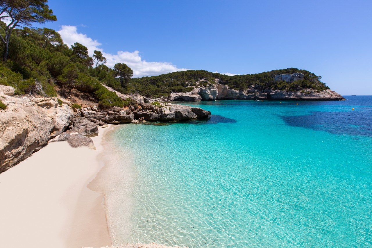 Cala Mitjaneta à Minorque 